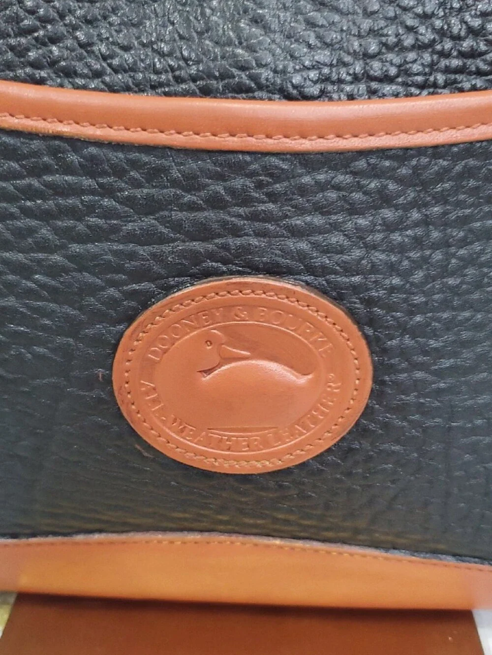 VINTAGE Dooney & Bourke All-Weather Leather Crossbody Bag